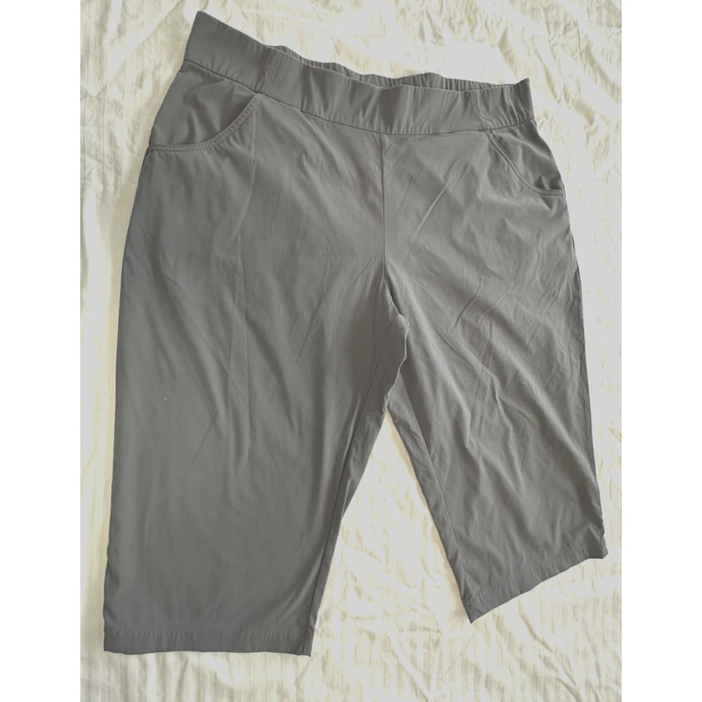 🫐 COLUMBIA WOMENS PULL ON CAPRIS PANTS SIZE XXL 🫐